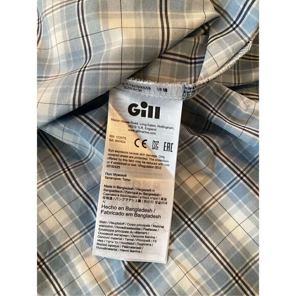 Gill Mens Overton Shirt Sz 3 X Fishing Cape Breathable Long Sleeve - Picture 10 of 11